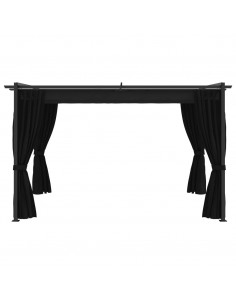 Gazebo 4x3 m Antracite 2