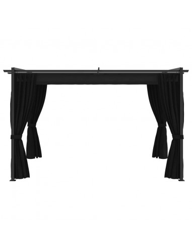 Gazebo 4x3 m Antracite