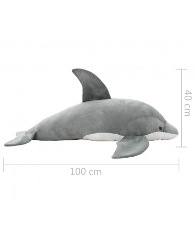 Giocattolo di Peluche Delfino Grigio