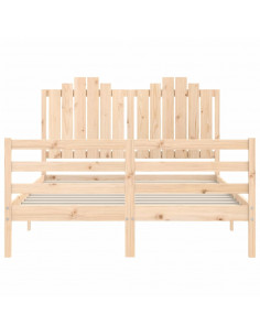 Giroletto con Testiera 140x200 cm in Legno Massello