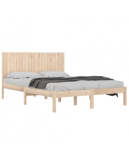 Giroletto senza Materasso 200x200 cm in Legno Massello di Pino