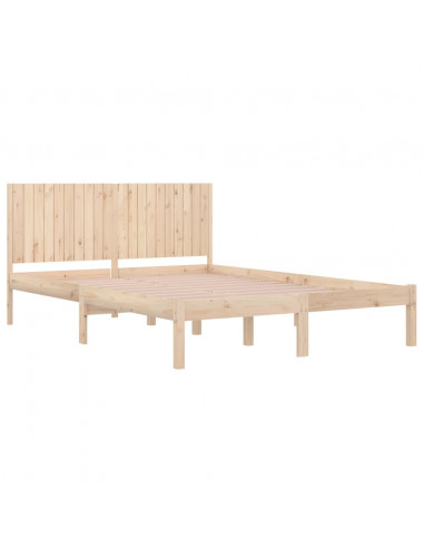 Giroletto senza Materasso 200x200 cm in Legno Massello di Pino