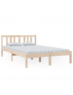 Giroletto senza Materasso Ambrato in Legno Massello 120x200 cm