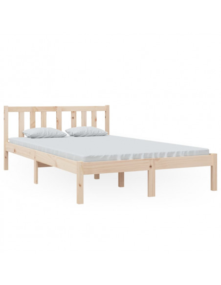 Giroletto senza Materasso Ambrato in Legno Massello 120x200 cm