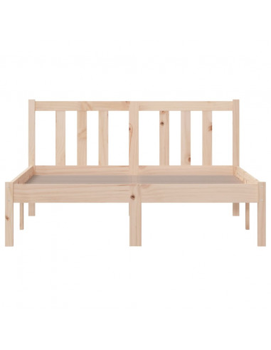 Giroletto senza Materasso Ambrato in Legno Massello 120x200 cm