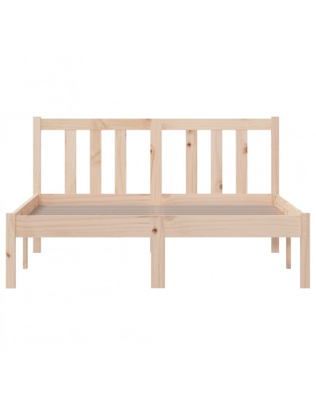 Giroletto senza Materasso Ambrato in Legno Massello 120x200 cm