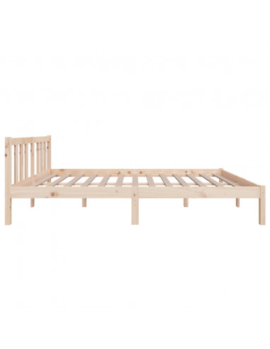 Giroletto senza Materasso Ambrato in Legno Massello 120x200 cm