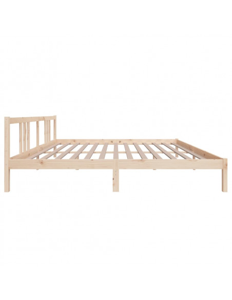 Giroletto senza Materasso in Legno Massello 200x200 cm