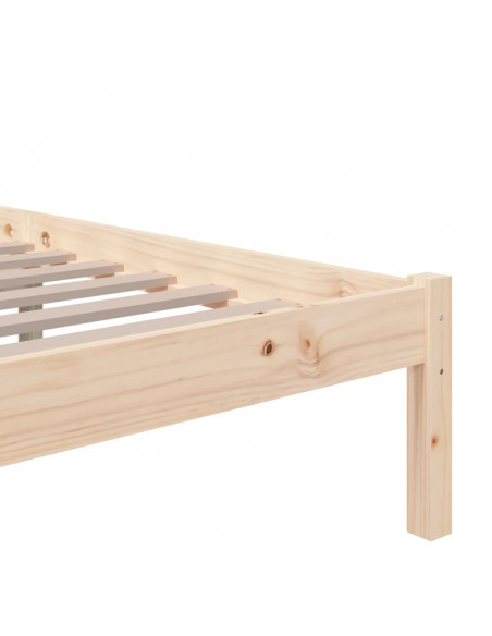 Giroletto senza Materasso in Legno Massello 200x200 cm