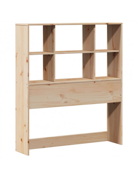 Letto Libreria senza Materasso 100x200 cm in Legno di Pino
