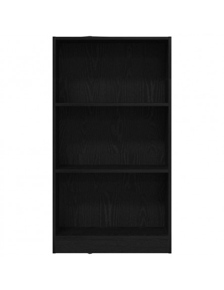 Libreria Rovere Nero 60x24x109 cm in Legno Multistrato