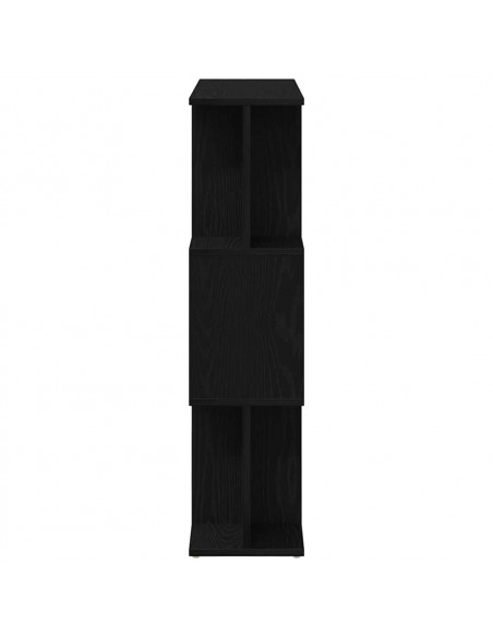 Libreria Rovere Nero 80x24x96 cm in Legno Multistrato