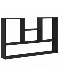 Mensola a Muro Rovere Nero 99x15x60 cm in Truciolato