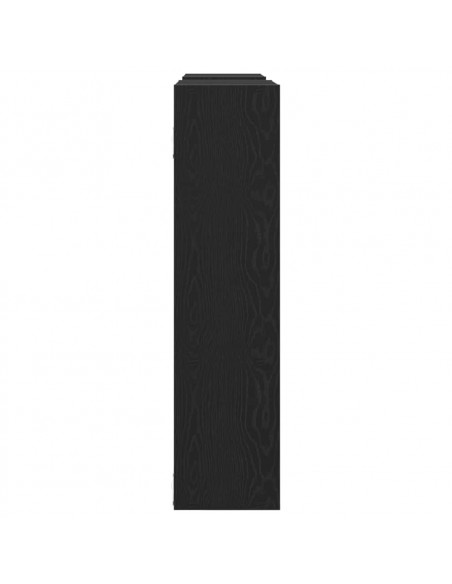 Mensola a Muro Rovere Nero 99x15x60 cm in Truciolato