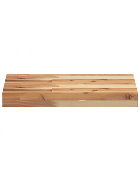 Mensole da Parete 3 pz 40x30x4 cm Legno Acacia Rifinito a Olio