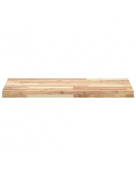 Mensole da Parete 3 pz 80x40x4 cm Legno Acacia Non Trattato