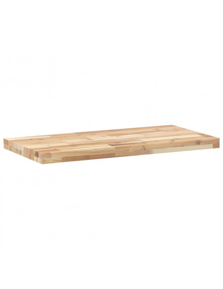 Mensole da Parete 3 pz 80x40x4 cm Legno Acacia Non Trattato