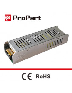 Metallico Alimentatore Scatolato Slim IP20 24V 150W 6.25A 188*45*35mm