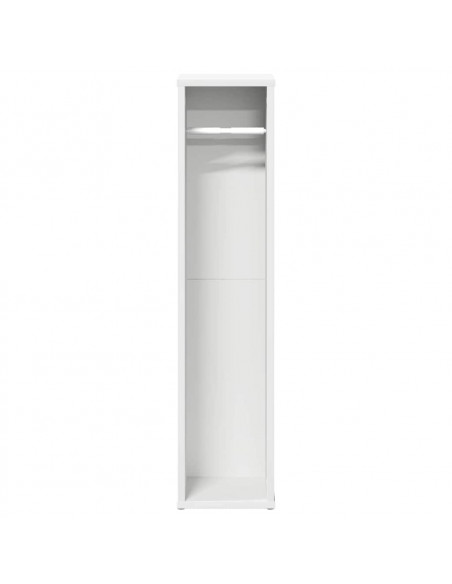 Mobile da Bagno con Portarotolo Bianco 20,5x20x90 cm