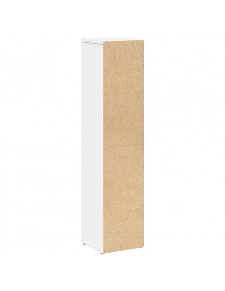Mobile da Bagno con Portarotolo Bianco 20,5x20x90 cm