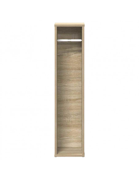 Mobile da Bagno con Portarotolo Rovere Sonoma 20,5x20x90 cm