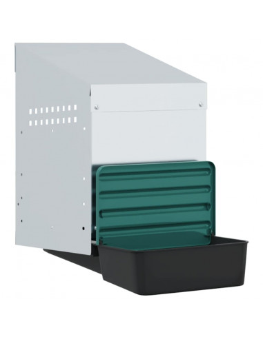 Nido per Polli 1 Scomparto A Parete in Acciaio Zincato