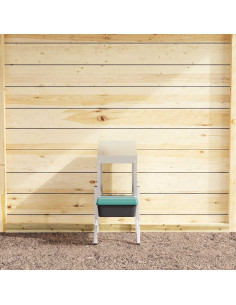 Nido per Polli 1 Scomparto con Gambe in Acciaio Zincato 2