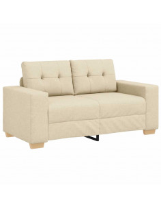 Divano Divanetto Crema 120 cm in Tessuto