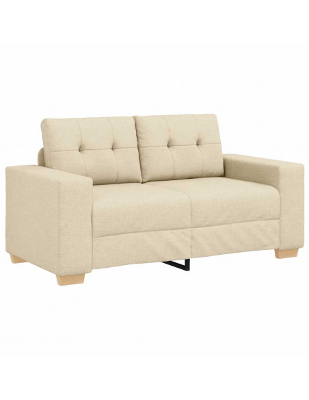 Divano Divanetto Crema 120 cm in Tessuto