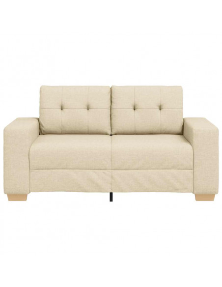 Divano Divanetto Crema 120 cm in Tessuto