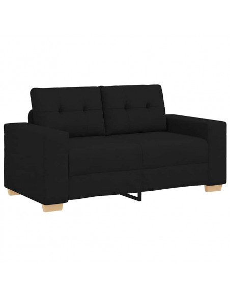 Divano Divanetto Nero 120 cm in Tessuto