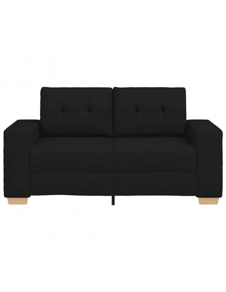 Divano Divanetto Nero 120 cm in Tessuto
