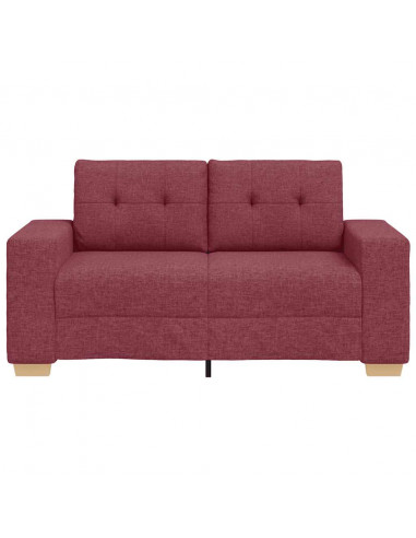 Divano Divanetto Rosso Vino 120 cm in Tessuto
