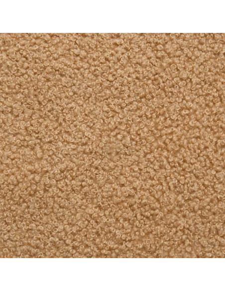 Divano Modulare con Poggiapiedi e Cuscini Beige
