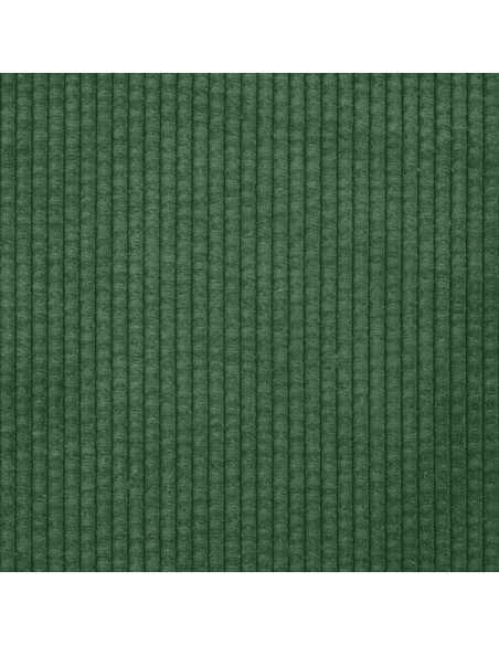 Divano Modulare con Poggiapiedi e Cuscini Verde Giungla