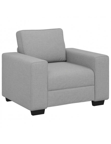 Divano Sedia Grigio Nuvola 55 cm in Tessuto