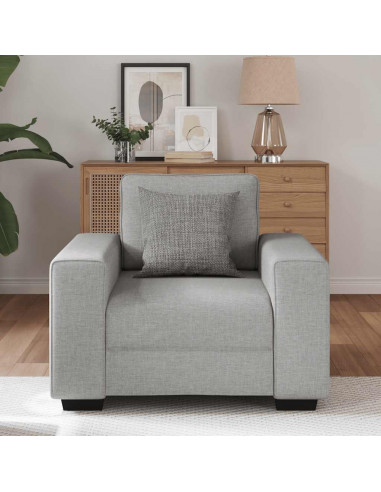 Divano Sedia Grigio Nuvola 55 cm in Tessuto