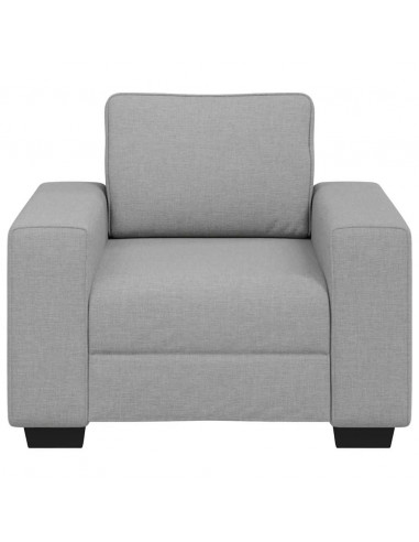 Divano Sedia Grigio Nuvola 55 cm in Tessuto