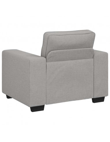 Divano Sedia Grigio Nuvola 55 cm in Tessuto