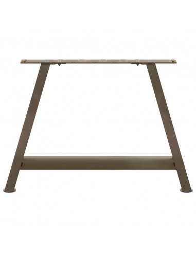 Gambe Tavolino da Caffè a A 2 pz 70x(42-43) cm Acciaio