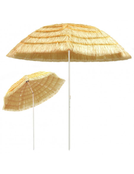 Ombrellone da Spiaggia 300 cm in Stile Hawaiano
