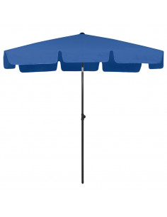 Ombrellone da Spiaggia Azzurro 200x125 cm 2
