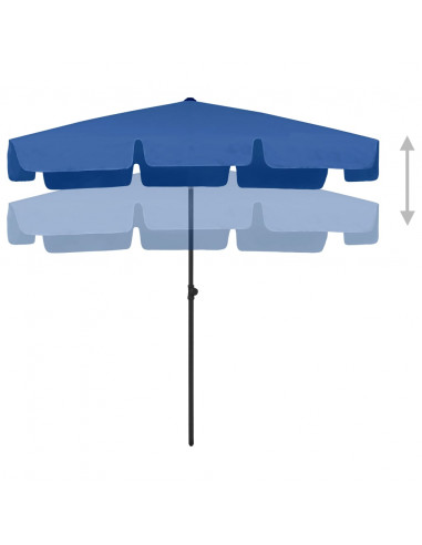 Ombrellone da Spiaggia Azzurro 200x125 cm
