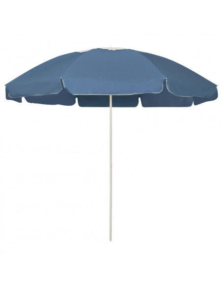 Ombrellone da Spiaggia Blu 240 cm