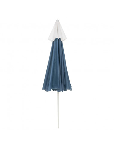 Ombrellone da Spiaggia Blu 240 cm