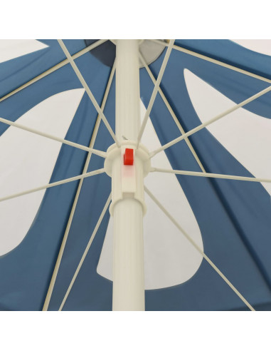Ombrellone da Spiaggia Blu 240 cm