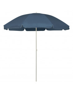 Ombrellone da Spiaggia Blu 240 cm