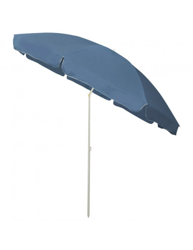 Ombrellone da Spiaggia Blu 300 cm