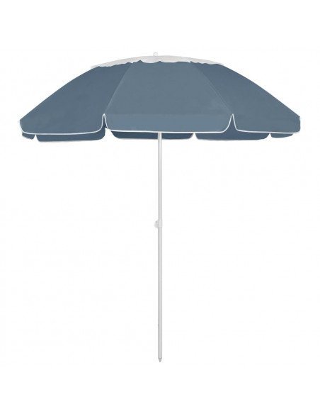 Ombrellone da Spiaggia Blu 300 cm
