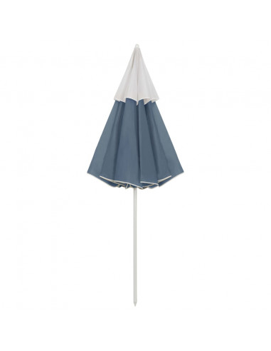 Ombrellone da Spiaggia Blu 300 cm